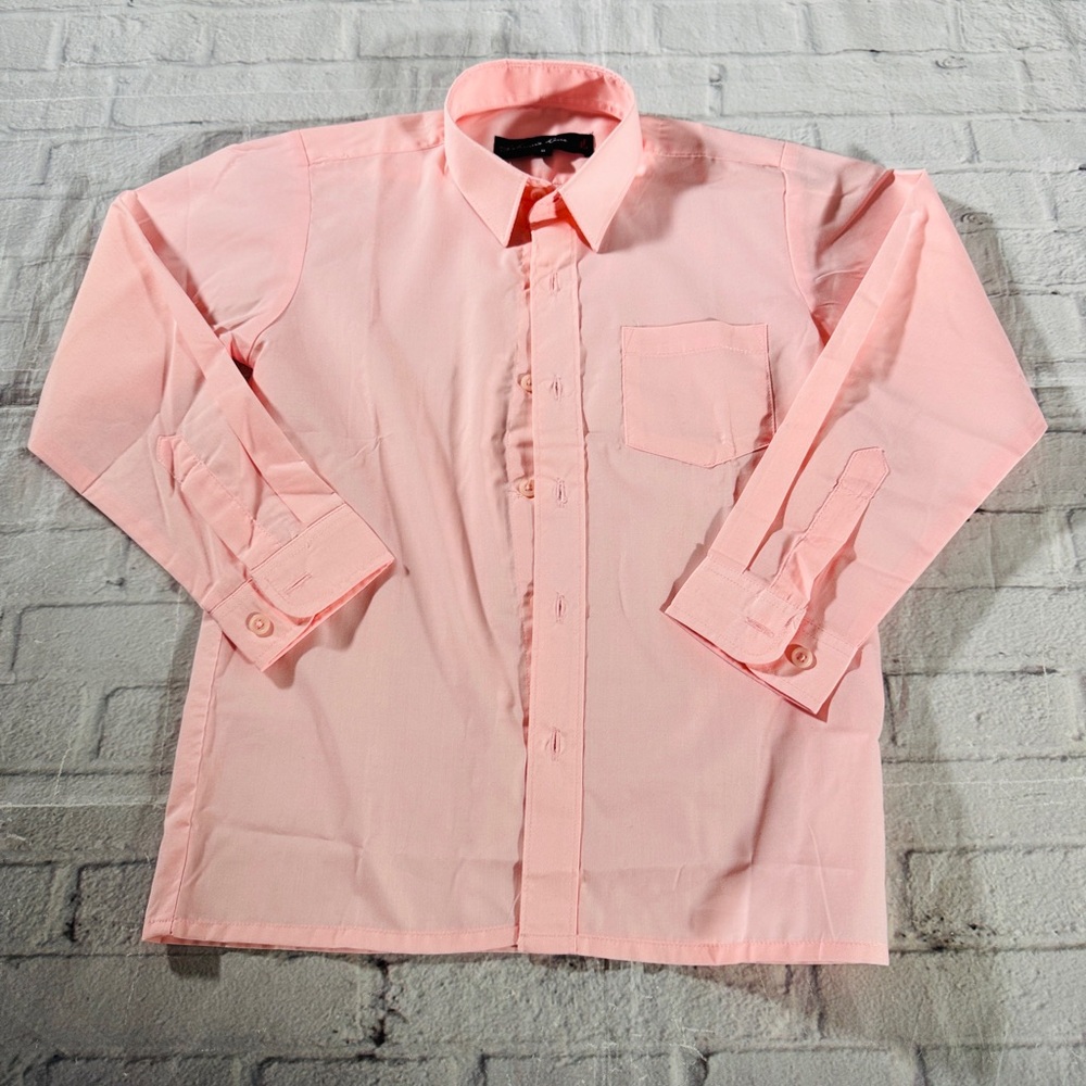 Johnnie Lene Boys Button Down Shirt Size 8
